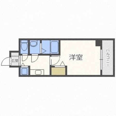 プレサンス難波駅前の物件間取画像